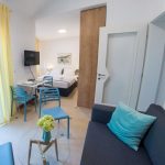 Mostar Studio Apartment Morning Star near Old Bridge Living Room and Bedroom