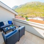 Mostar Studio Apartment Morning Star near Old Bridge Living Room and Bedroom Bedroom with Terrace View